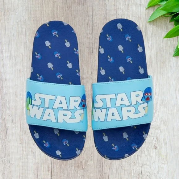 Disney | Shoes | Boys Star Wars Swim Slide Sandals Nwt  display picture 1
